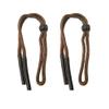 2 Universal Fit Rope Eyewear Retainer Sunglass Cord Brown Eye Glass Holder Strap Eye Glasses Holder Strap Brown Sunglasses Straps Cords for Men Women Kids Eyeglass Holders Around Neck Eyewear String view 1