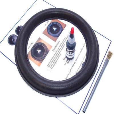 Springfield Speaker 10" Foam Surround Edge Repair Kit - 1 Speaker Kit - Compatible with JL Audio 10W6v2