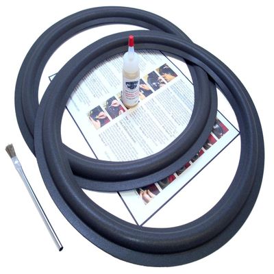 Springfield Speaker Foam Surround Edge Repair Kit - 2 Speaker Kit - 15 Inch - Compatible with Altec Lansing 3154, R3154, Many More