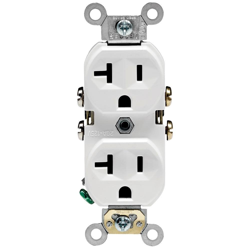 Leviton Receptacle White 20a