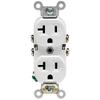Leviton Receptacle White 20a view 1