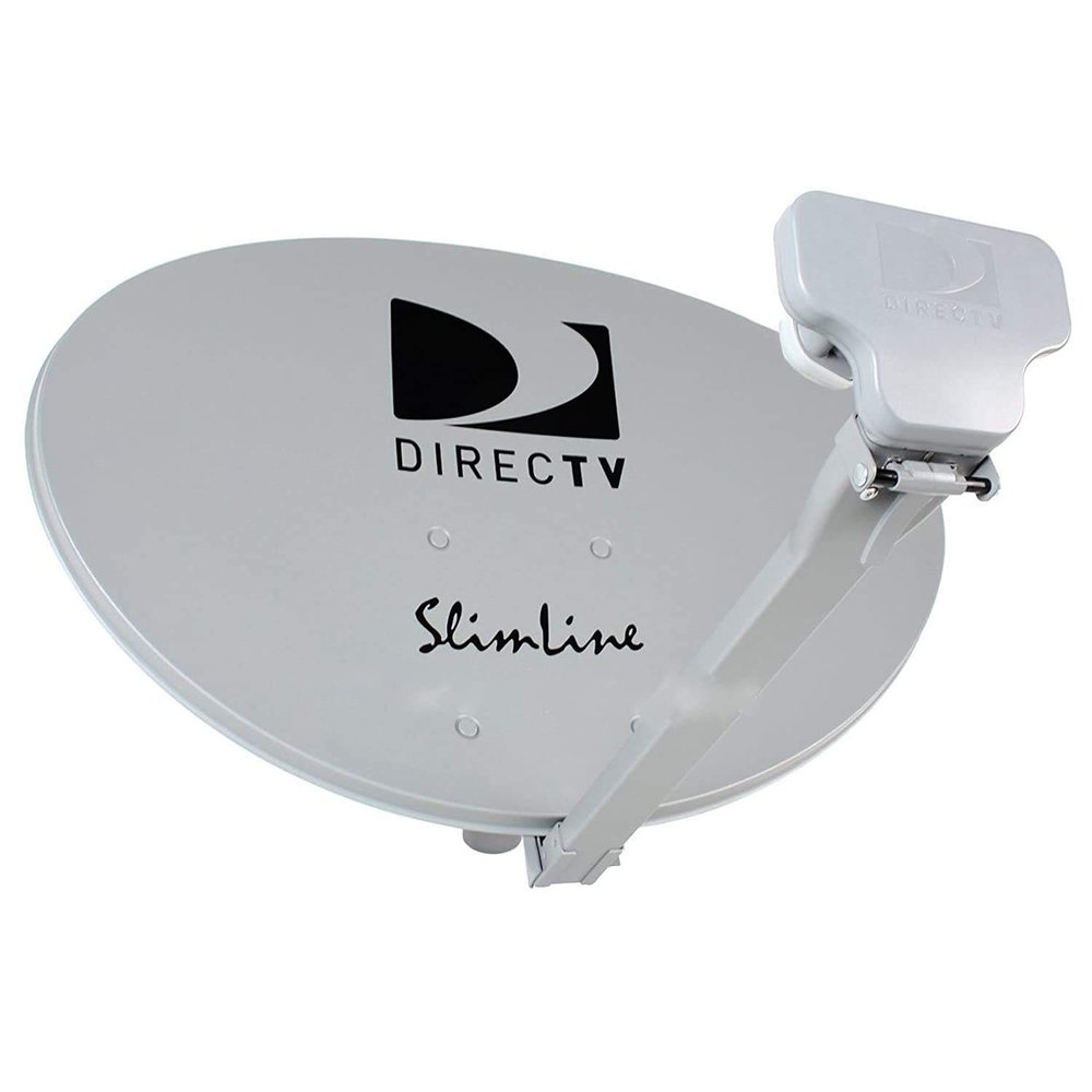 DIRECTV 3LNB SLIMLINE DISH KAKU SWM3 HD SHORT ROOF ONLY STUB FOOT 4WAY