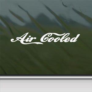 Air Cooled White Sticker Decal Vw Motorcycle Hang Glider White Car Window Wall Macbook Notebook Laptop Sticker Decal