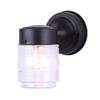 Canarm 1-Light Outdoor Lantern, Black Finish with Clear Glass, Classic Durable Outdoor Wall Lighting for Porch and Patio, Wet-Rated view 1