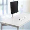 Novus My One c Monitor Mount w/Desk Clamp Base, Adjustable for Ergonomic Viewing, Easy Installation, Ideal for Home Offices, Silver view 3