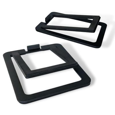 Audioengine DS1M Metal Speaker Stands Pair - Tilted for Desktop PC Speakers, Studio and Bookshelf Speakers
