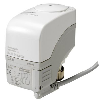 Siemens SSA81U Zone Valve Electronic Actuator with 3 Position Control Signal and Non Spring Return