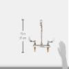 T&S Brass B-1149 Deck Mount 8-Inch Centers Swing Gooseneck Aerator Work board Faucet with Wrist Action Handles view 3