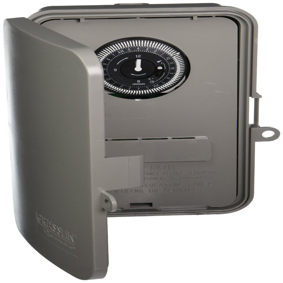 Intermatic GM40AV Electromechanical Timer, 24Hr, 3R, 40A