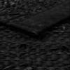 Black Rug Rug Size: 300cm x 200cm (9 ft 10 in x 6 ft 6.5 in) view 3