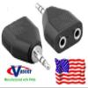 3.5mm Stereo Splitter Adapter, 3 pcs/Pack view 1