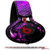 WraptorSkinz Skin Decal Wrap Compatible with Beats Mixr Headphones Halftone Splatter Hot Pink Purple Skin Only (Headphones NOT Included) view 1