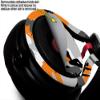 WraptorSkinz Skin Decal Wrap Compatible with Beats Mixr Headphones Sexy Girl Silhouette Camo Orange Skin Only (Headphones NOT Included) view 3
