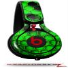 WraptorSkinz Skin Decal Wrap Compatible with Beats Mixr Headphones HEX Green Skin Only (Headphones NOT Included) view 1