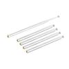 Uxcell 5 Sections Telescopic Antenna, 12 Inches 310mm Long for AM FM Radio TV, 5 Pcs Communications for Home Theater, Silver Tone view 3