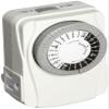 Powerzone TNI2423 Heavy Duty Indoor Electromechanical Timer, 125 V, 15 A, 24 Hr view 1