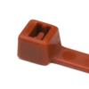 Hellermann Tyton T50L1STNLM4 High Temp Tie, 15.35" Long, 50lb Tensile Strength, PA46, Brown (Pack of 1000) view 1