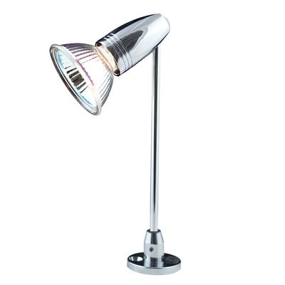 Jesco Lighting SP101-S12-CH Willy - 1.88" Adjustable Spot with 12" Straight Stem, Chrome Finish