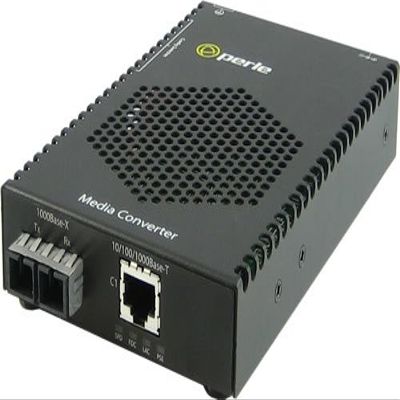 S-1110-XT 10/100/1000 to Fiber Industrial Temperature Media Converter