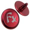 Fotodiox Soft-Release Shutter Button - Red Anodized Aluminum, 12mm view 2