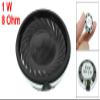 uxcell 1 Watt 8 Ohm 28mm Dia Magnetic Type Aluminum Round Speaker Silver Tone Black view 3