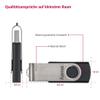 Hama 128 GB USB Flash Drive USB 2.0 Data Stick (15 MB/s Data Transfer, with Eyelet for Attaching to Key Ring, Memory Stick, Metal Memory Stick, Suitable for Windows/MacBook) Silver view 4