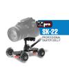 Vidpro SK-22 Professional Skater Dolly - Rolling Slider for DLSR Cameras & Camcorders Ideal for Low-Level Shooting & Panning 25 Lbs Capacity Smooth Rubber Wheels 7 Mounting Points & Extendable Handle view 2