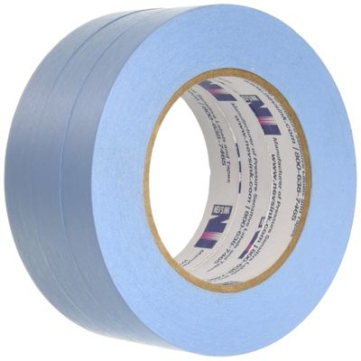 Nev's Ink TC-100-Blue Label Tape, 1" Width, 2160" Length, Blue Color (Case of 3)