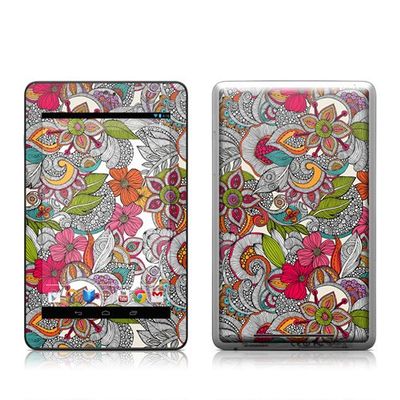 Decal Girl Skin Kit for Google Nexus 7 Tablet - Doodles Color (GN7T-DOODLESCLR)