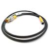 TURCK PKG 3M-1-RS 4T/S90 1 METER LENGTH, 3 WIRE, CORDSET, M12 EUROFAST, M8 PICOFAST, NICKEL PLATED BRASS COUPLING, NO LEDS, STANDARD PLUG BODY, STRAIGHT FEMALE CONNECTOR, STRAIGHT MALE CONNECTOR, T BA view 1