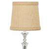 Upgradelights Eggshell Silk 12 Inch Slip Uno Lamp Shade Replacement 9x12x8.5 (ZA10) view 1