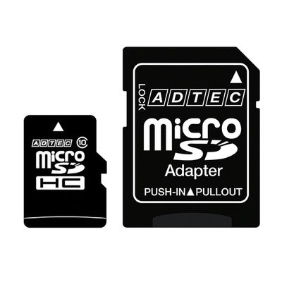 ADTECH 8GB Class 10 Micro SDHC Card with SD Adapter AD-MRHAM8G/10