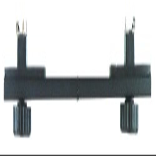 AMERICAN RECORDER PHO-WSA-112 11" Straight Bar with 2 Shoe Mounts, Black