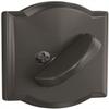 Schlage B60 N CAM 716 Deadbolt with Camelot Trim, Keyed 1 Side, Highest Residential Security, Aged Bronze view 4
