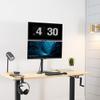 VIVO Dual Monitor Desk Stand Free-Standing LCD Mount, Holds in Stacked Vertical Position 2 Ultrawide Screens up to 34 inches, Black, STAND-V002L view 2