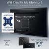 VIVO Dual Monitor Desk Stand Free-Standing LCD Mount, Holds in Stacked Vertical Position 2 Ultrawide Screens up to 34 inches, Black, STAND-V002L view 4