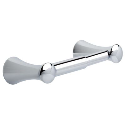 Franklin Brass Somerset (1-Pack) Toilet Paper Holder Polished Chrome Tissue Roll Holder for Bathroom Organization and Storage Spring-Loaded Toilet Tissue Holder Wall Bathroom Accessories 139568