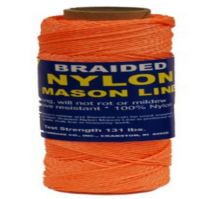 T.W Evans Cordage 12-522 Number-1 Braided Nylon Mason Line, 1000-Feet, Orange
