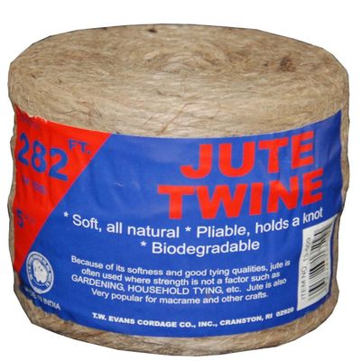 T.W Evans Cordage 13-609 6 Poly 28 Jute Twine 231-Feet Tube