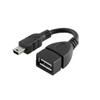 Mini USB Male to USB 2.0 Female Host OTG Adapter Cable view 1
