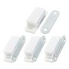 uxcell 4 Pcs Plastic Case Metal Plate Cupboard Door Magnetic Catch 1.8" view 1