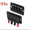 uxcell 10Pcs PCB Mount 1 Row Vertical 4 Position 4 Pin Speaker Terminal Connector view 2