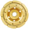 SK11 SDC-100W Diamond Cup Sander, Double Grinding Surface, for Medium Finishing, 3.9 inches (100 mm) view 1