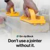 MICROJIG GRR-RIP-BLOCK Smart Push Block for Routers, Jointers, Band and Table Saws, Woodworking Tool, Extreme Grip, GB-1, Yellow/Green view 3