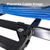 ICC Cable Runway Tee Junction Splice Kit 2-Pack | Steel, Black Powder Coat, 90 Runway Branching view 4