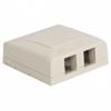 Brand New Icc Surface Mount Box, Elite, 2-Port, White view 1