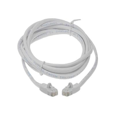 12ft Cat 5E Unshielded (UTP) Ethernet Network Cable - White