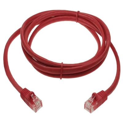 12ft Cat 5E Unshielded (UTP) Ethernet Network Cable - Red
