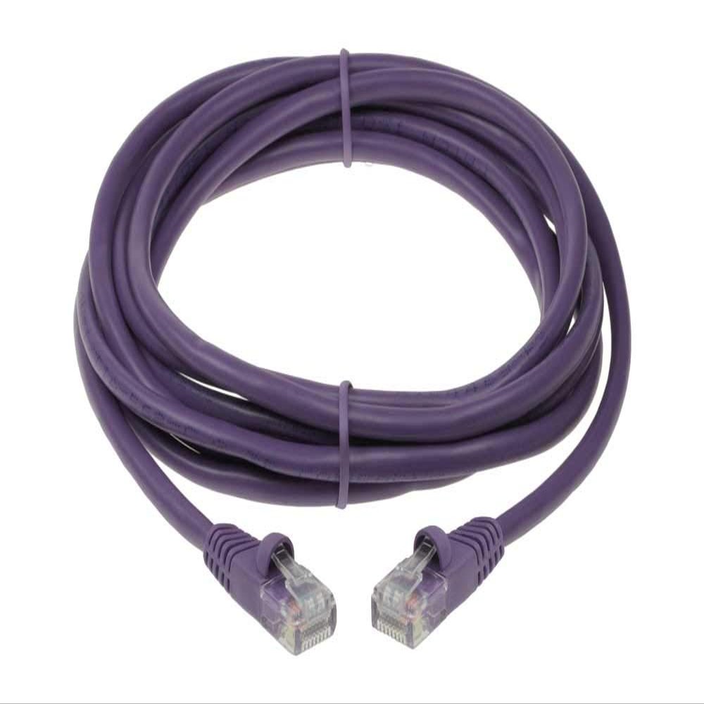 12ft Cat 5E Unshielded (UTP) Ethernet Network Cable - Purple
