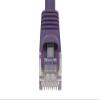 12ft Cat 5E Unshielded (UTP) Ethernet Network Cable - Purple view 4